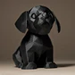 Figura Decorativa Lindo Perrito Negro - Miniatura 3