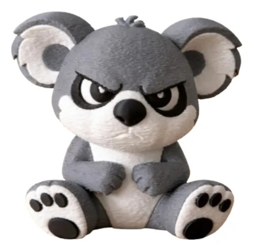 Escultura Decorativa- Koala Gruñón