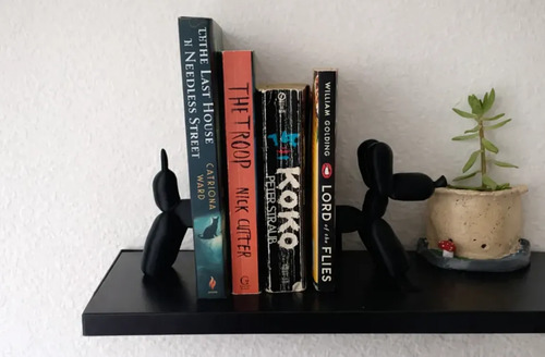 Sujeta Libros Perro Globo Diseño Moderno - Foto 2