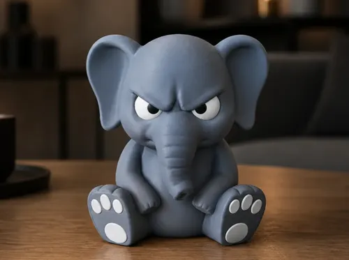 Figura Decorativa- Elefante Gruñón - Foto 5