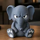 Figura Decorativa- Elefante Gruñón - Miniatura 5