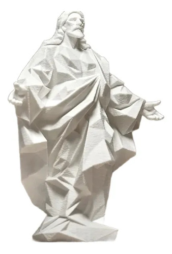 Estatua Geométrica De Jesús