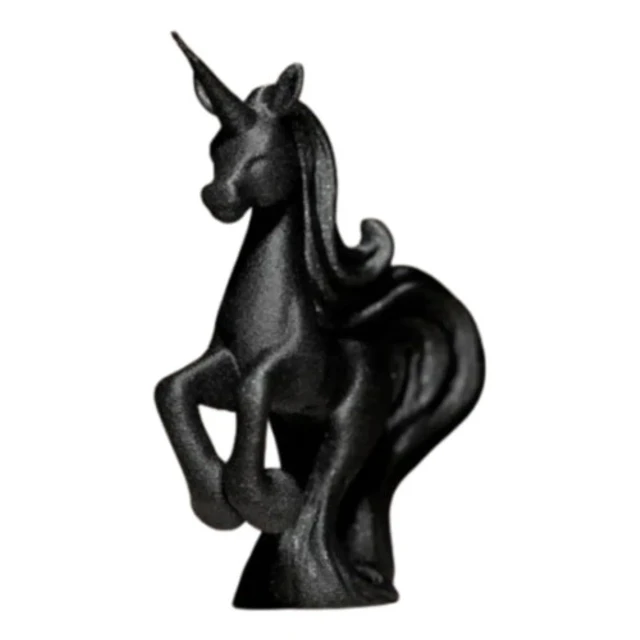 Figura Decorativa Unicornio Lindo Negro