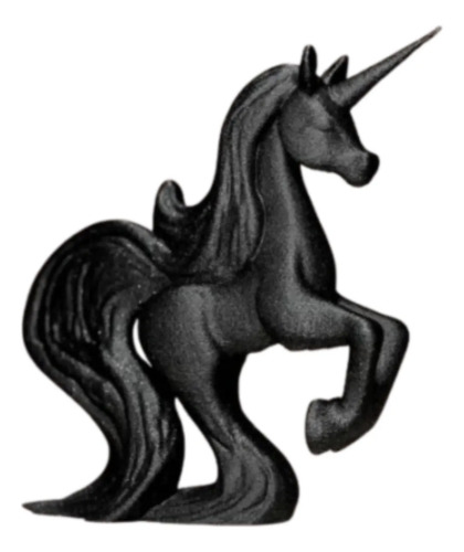 Figura Decorativa Unicornio Lindo Negro - Foto 3