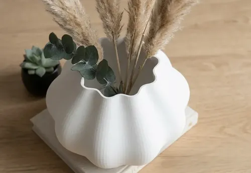 Figura Decorativa Vaso Decorativo Acanalado - Foto 4
