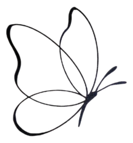 Figura Decorativa Mariposa Minimalista - Foto 2