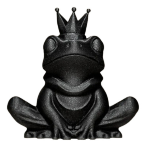 Figura Decorativa Rana Con Corona - Foto 5