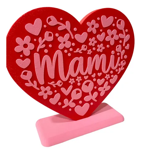 Figura Decorativa Corazón - Día De La Madre