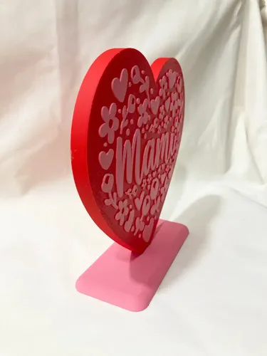 Figura Decorativa Corazón - Día De La Madre - Foto 3