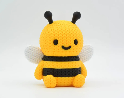 Figura Abeja Estilo Tejida - Foto 2