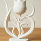 Figura Abstracta Y Elegante De Tulipán - Miniatura 1