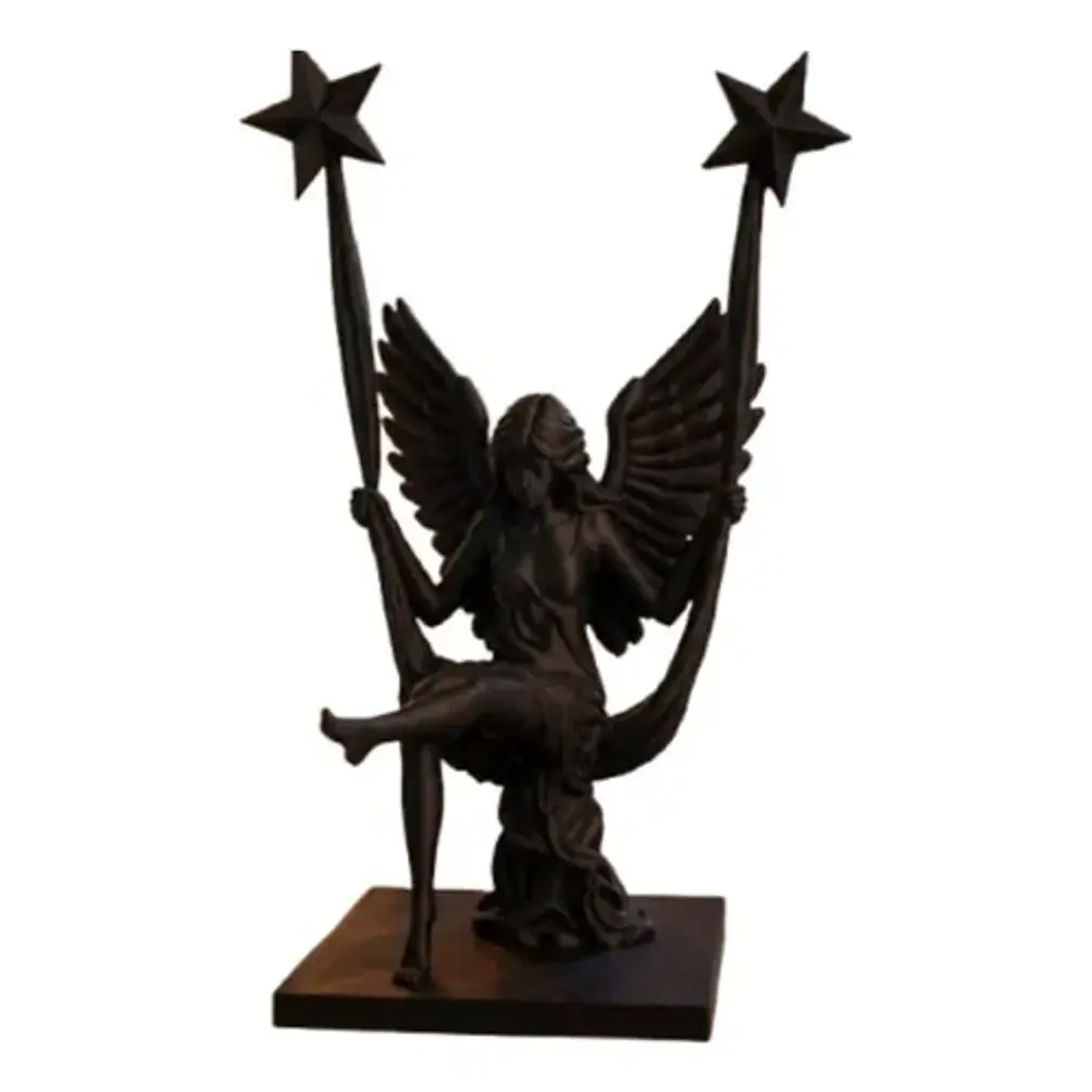 Escultura Decorativa- Ángel En Columpio 1