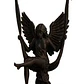 Escultura Decorativa- Ángel En Columpio - Miniatura 1