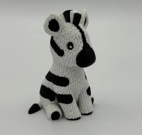 Figura Cebra Estilo Tejido - Foto 2