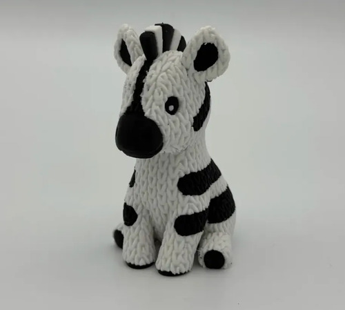 Figura Cebra Estilo Tejido - Foto 3