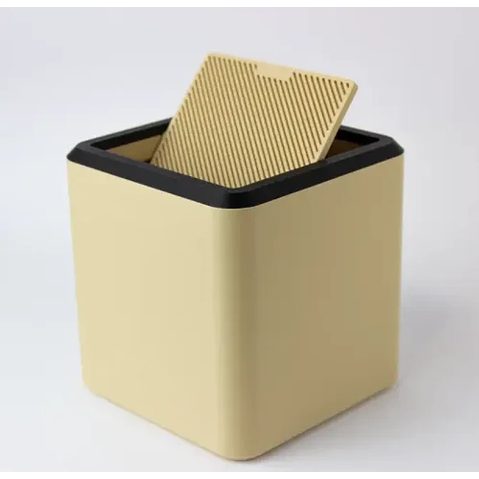 Papelera De Escritorio Color Beige 2
