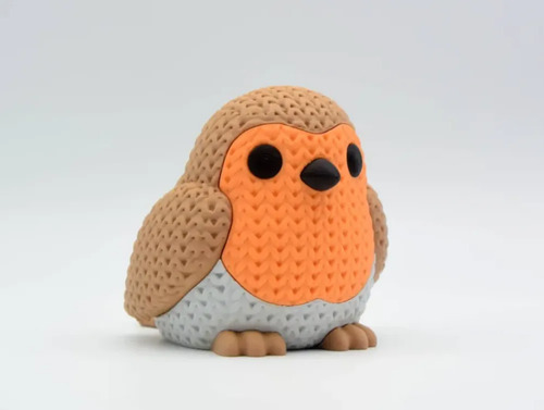 Figura Petirrojo Tejido - Foto 4