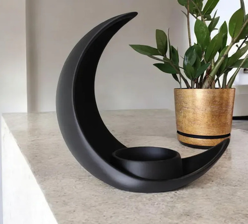Decoración De Media Luna Con Maceta Elíptica - Foto 2