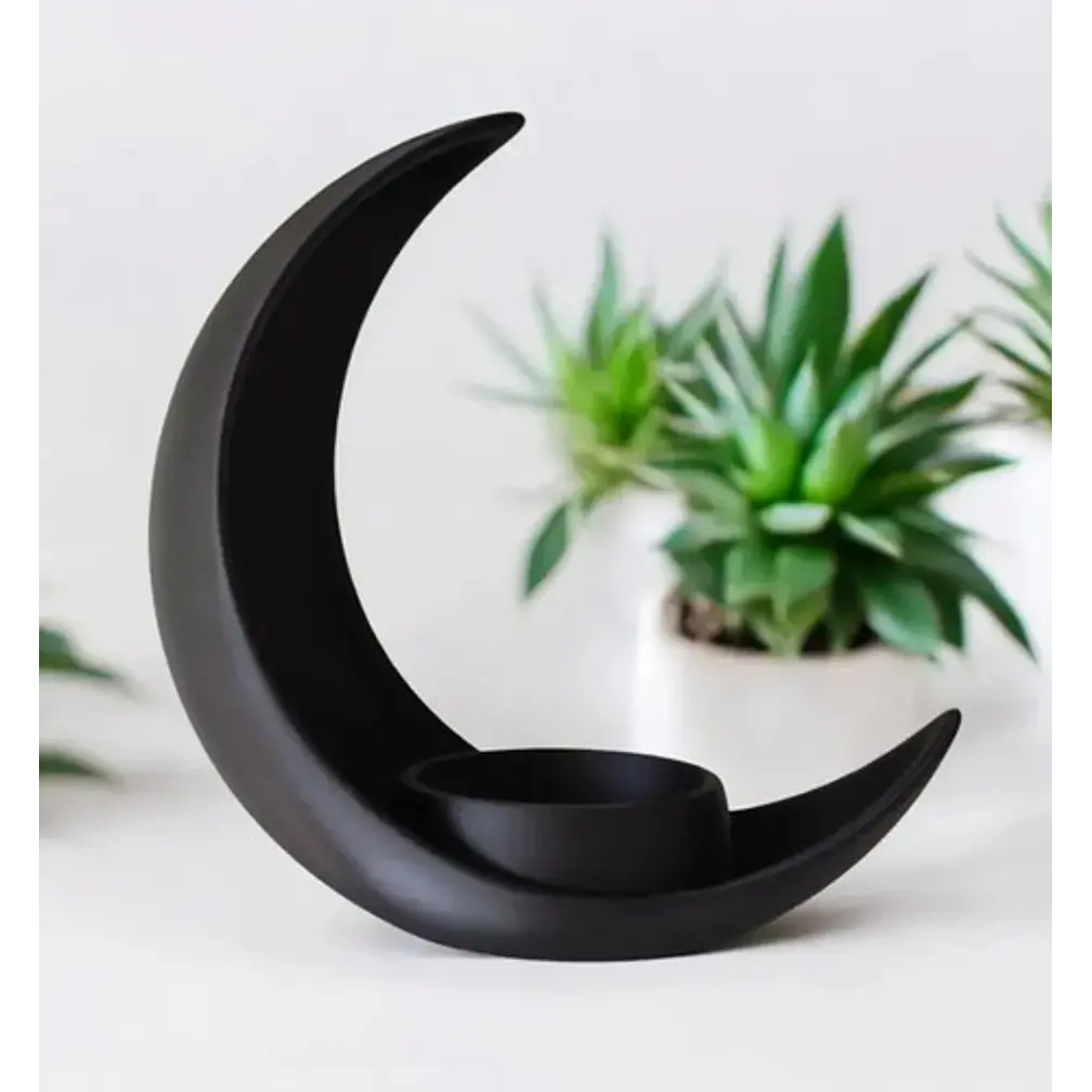 Decoración De Media Luna Con Maceta Elíptica 3