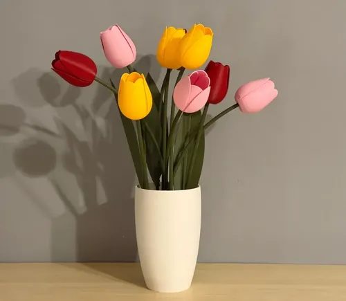 Decoración De Ramo De Tulipanes