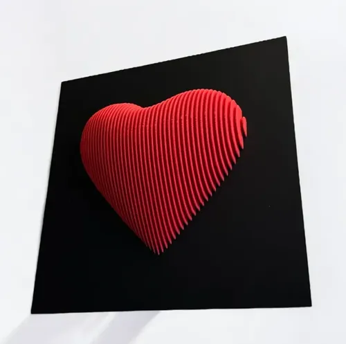 Figura De Corazón En Capas