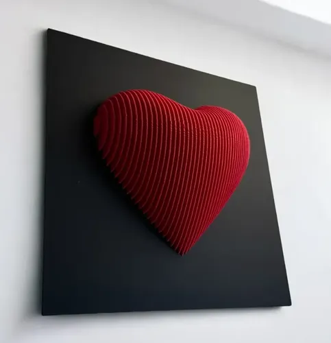Figura De Corazón En Capas - Foto 2