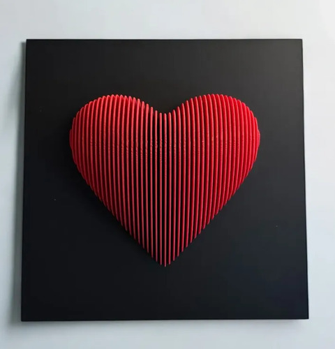 Figura De Corazón En Capas - Foto 3