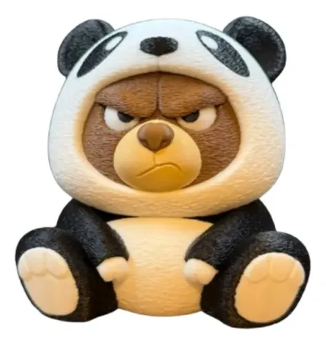 Figura Decorativa- Oso Gruñón Disfraz De Panda
