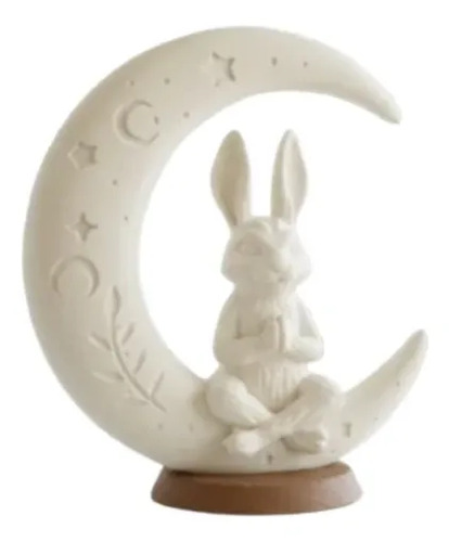 Escultura Decorativa- Conejo Lunar