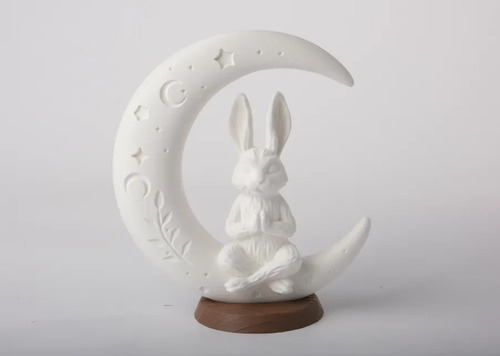 Escultura Decorativa- Conejo Lunar - Foto 3