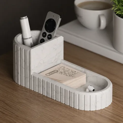 Organizador De Escritorio Porta Lápices, Control Remoto - Foto 2