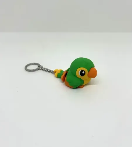 Llavero- Loro Flexible