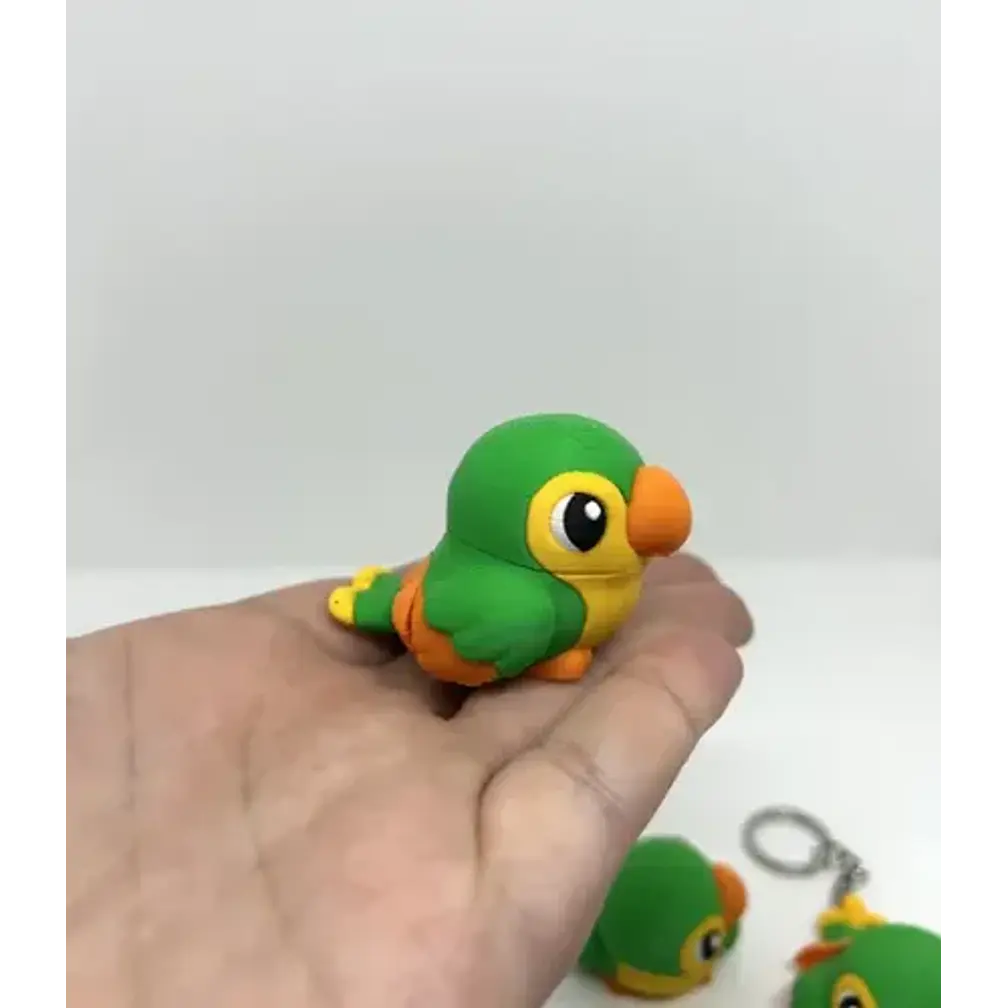 Llavero- Loro Flexible 4