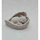 Escultura Decorativa- Gato Durmiendo En Alas - Miniatura 2