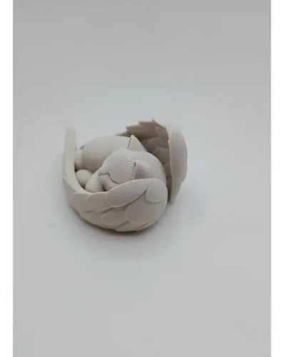 Escultura Decorativa- Gato Durmiendo En Alas - Foto 5