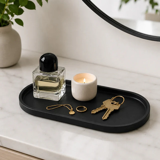 Bandeja Ovalada Decorativa Organizadora Minimalista