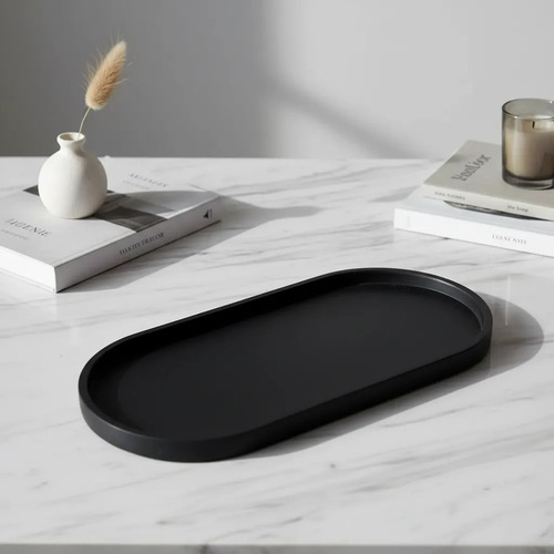 Bandeja Ovalada Decorativa Organizadora Minimalista - Foto 2