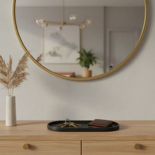 Bandeja Ovalada Decorativa Organizadora Minimalista - Foto 5
