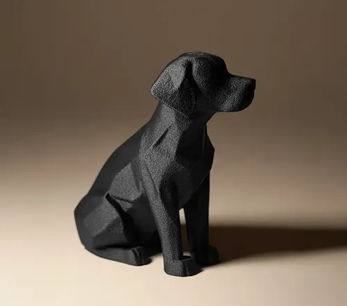 Decoración De Perro Labrador Color Negro - Foto 3