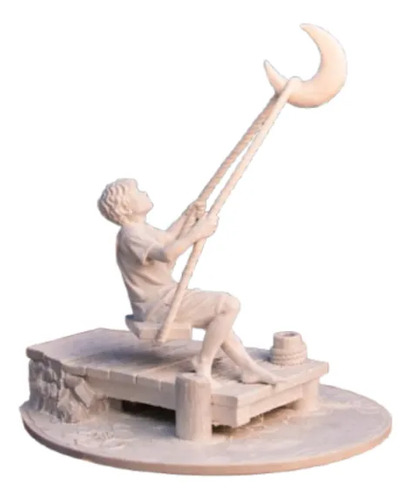 Escultura Decorativa- Niño Soñador