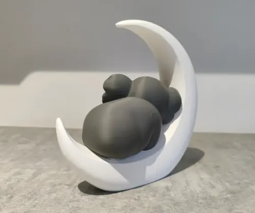 Escultura Decorativa- Elefante En La Luna - Foto 2