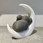 Escultura Decorativa- Elefante En La Luna - Miniatura 2