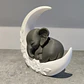 Escultura Decorativa- Elefante En La Luna - Miniatura 3