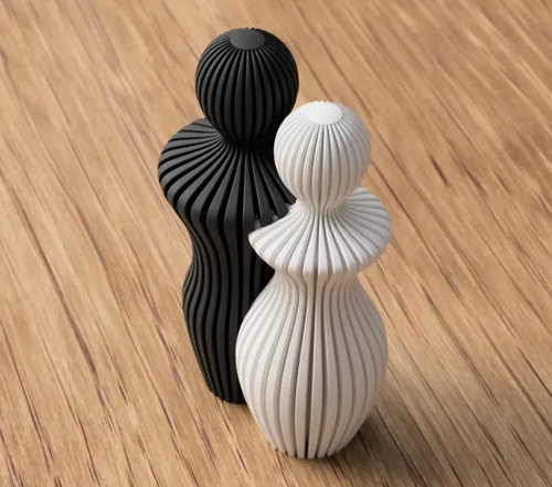 Decoración Hogar - Pareja Blanco Y Negro - Foto 2