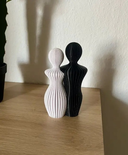 Decoración Hogar - Pareja Blanco Y Negro - Foto 3