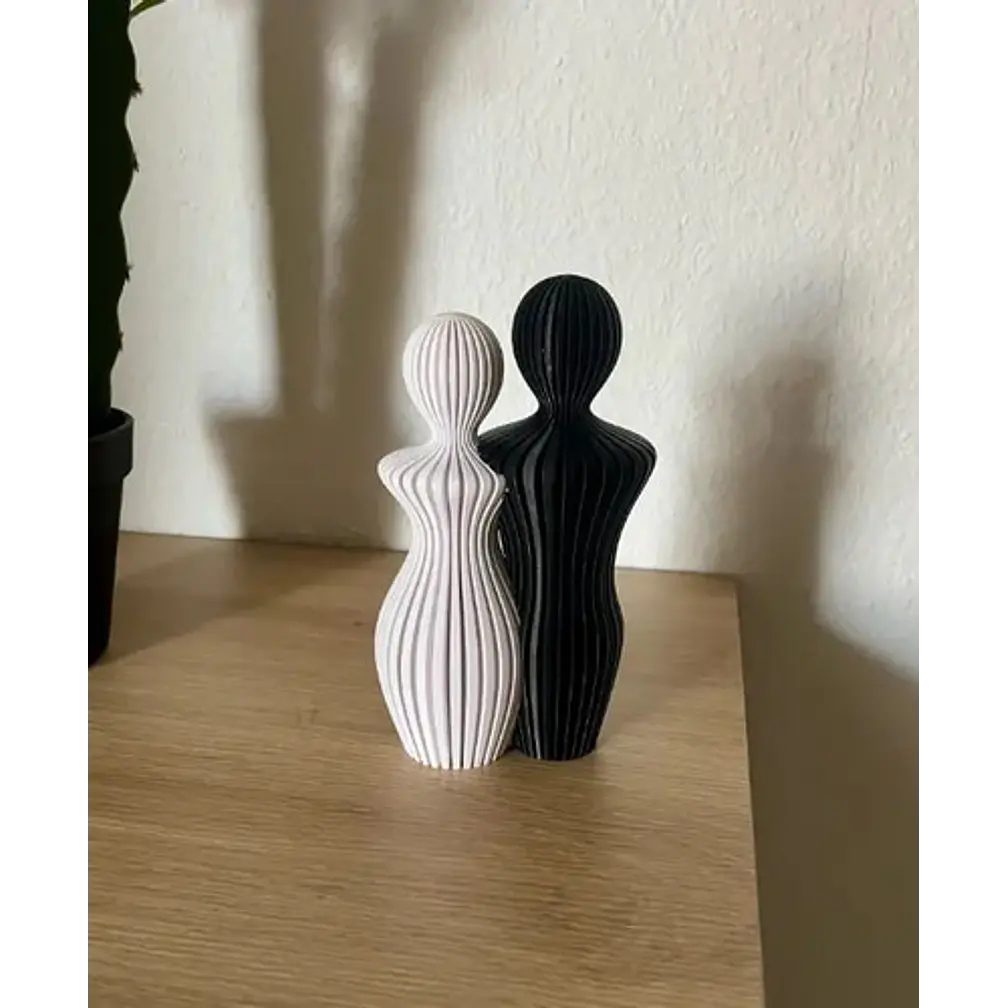 Decoración Hogar - Pareja Blanco Y Negro 3