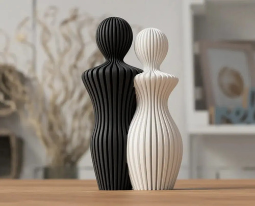 Decoración Hogar - Pareja Blanco Y Negro - Foto 4
