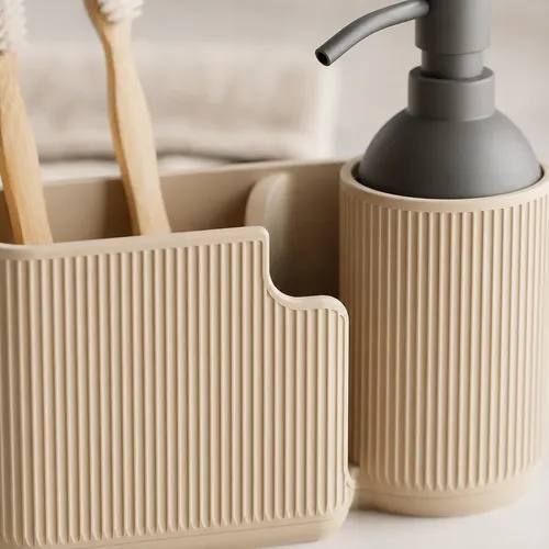 El Elegante Organizador Ovalado Para Baño Y Escritorio - Foto 3