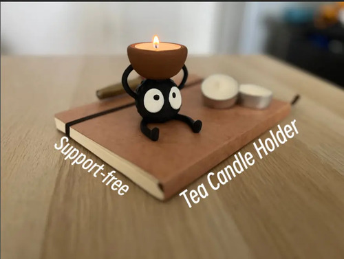 Portalámpara Para Vela De Té Susuwatari (duende De Hollín) - Foto 3