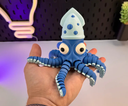 Figura Decorativa- Pulpo Inteligente Articulado - Foto 3